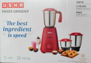 USHA New lestst model High range 500 W Mixer Grinder
