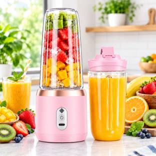 Tazomi Portable USB Rechargeable Juicer Blender Mini Smoothie Maker Bottle 180 W Juicer