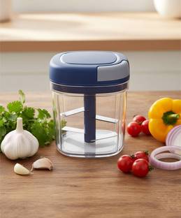 GaxQuly Manual Food Master Chopper For Vegetable,Fruit,Onion,Garlic,Dry fruit cutter 25 W Juicer