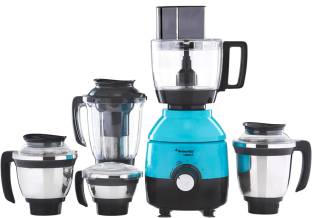 Butterfly by BUTTERFLY Food Processor CRESTA 750 Juicer Mixer Grinder (5 Jars, Black with Turquoise)
