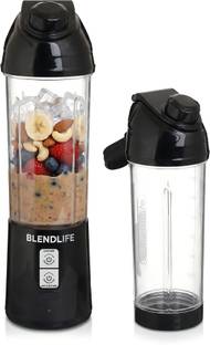 BlendLife Portable Blender, 700ml, Patented Pulse Mode & Reverse Blend, Made in Bharat 240 W Juicer Mi...
