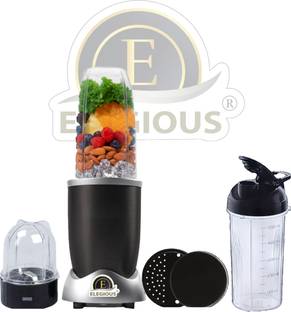 ELEGIOUS Black-Silver, Power Consumption : W - 500, Total Jars : 03 500 W Mixer Grinder