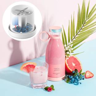Buyerzone 350ml Mini Blender, Fruit Mixer & Juicer 200 W Juicer Mixer Grinder