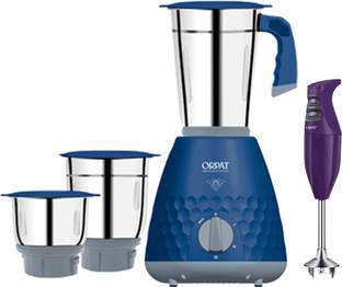 ORPAT Mixer Grinder and Hand Blender Combo: HHB177E WOS & Kitchen Hive 650 W Mixer Grinder