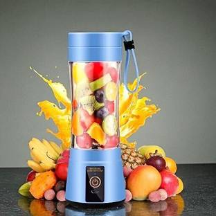 Ethnic Trove Electric Fruit Juicer Maker USB Rechargeable Mini Juicer Mixer GrinderLQ463 350 W Juicer ...