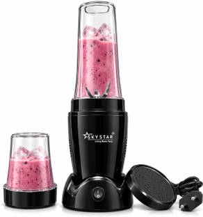 Skystar 2 Jar Black Bullet Nutri 750 W Juicer Mixer Grinder