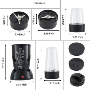 tutu tulle ABS Altra plastic body Havy 500W Motor Capacity 500 W Juicer Mixer Grinder