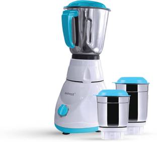 ZunVolt MG5 500 W Mixer Grinder (Power 3 Jars White)