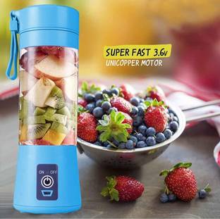 R.T. Impex Personal Portable Juicer Blender with 6-Blade, USB Rechargeable, Juicer Mixer 220 W Juicer