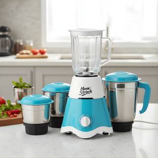 Moonstruck mixi blue - 4 jar 750 W Juicer Mixer Grinder