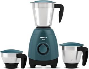 HAVELLS ESO 750 W Mixer Grinder (GHFMGELG075 3 Jars Green)