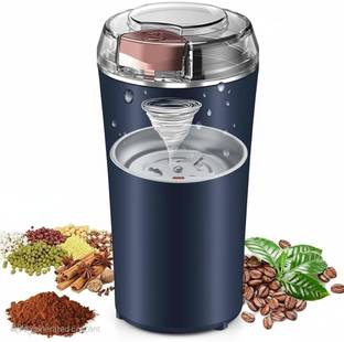 SAWARIYA Portable Electric Coffee Spice & Bean Grinder 4 Blade with Push Button Control 150 W Mixer Gr...