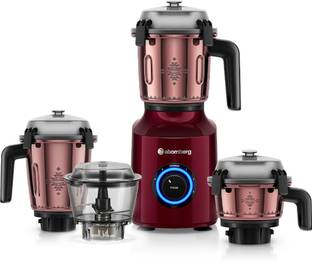 Atomberg Zenova Special Edition|Unique Coarse Mode for Silbatta-like Texture| 550 W Mixer Grinder