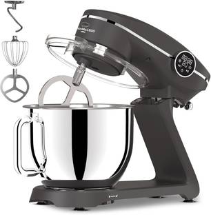 Inalsa CuisinMix 1800 Stand Mixer |1800W| 7.2L SS Bowl|Dough Hook, Whisk & Beater 1800 W Juicer Mixer ...