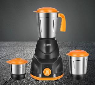 Havok 750 Watt Juicer Mixer Grinder Orange & Black with 3 Jars for Grinding 750 W Juicer Mixer Grinder