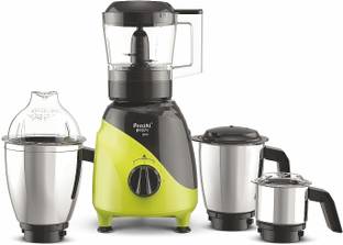 Preethi Peppy Pro MG 247, 750 Watts, 4 Jars - Unique Rapid 10 Chopping Jar 750 W Mixer Grinder