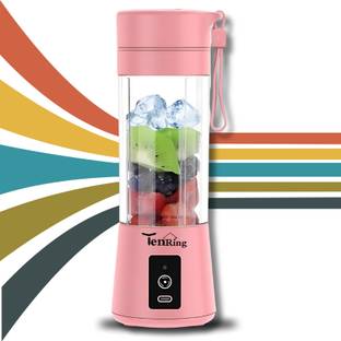 Tenring Portable, Rechargeable Personal Blender for Smoothies, Protein Shakes & Juices 150 W Mixer Ble...