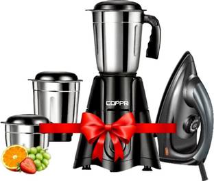 coppr 2 year warranty heavy duty copper motor 750 W Juicer Mixer Grinder + Iron Combo 750 W Juicer