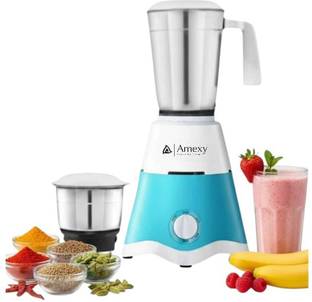 Amexy Mixer Griender 750 watt 2 Stainless steel + 1 plastic jar 750 W Mixer Grinder
