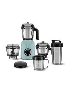 Atomberg Zenova Flex Blender|5 Jars including Chopper, Blend & Carry Jars |Hands-Free| 550 W Mixer Ble...