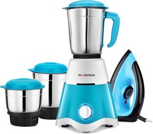 Moonstruck COMBO-3-JAR WITH IRON 750 W Juicer Mixer Grinder