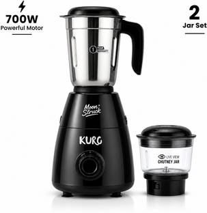 Moonstruck Kuro 2 Jar Set 700 W Mixer Blender