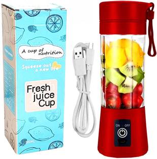 BRTION Smoothies,Protien Shakes 380ml Blender for Juices Milk Shakes Juicer Shakes 200 W Juicer Mixer ...