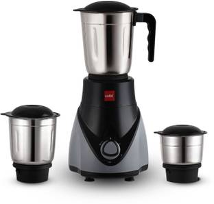 cello Rivo Mix ISI Certified | 3 SS Jars | Powerful Copper Motor 500 W Mixer Grinder