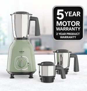 MILTON Neom Mixer Grinder, Grindstone Blade Technology, (21000 RPM, 5 yr motor warranty 550 W Juicer M...