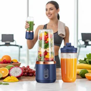 Radhe Portable USB Rechargeable Juicer Blender Mini Smoothie Maker Bottle 25 W Juicer Mixer Grinder