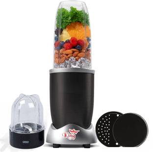 KITKING Black-Silver, Power Consumption : W - 500, Total Jars : 02 500 W Mixer Grinder