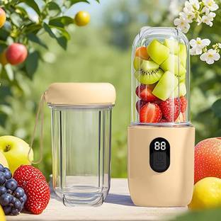 LU MOTECH Portable Blender Electric Juicers Fruit Mixers USB Rechargeable Smoothie 200 W Juicer Mixer ...
