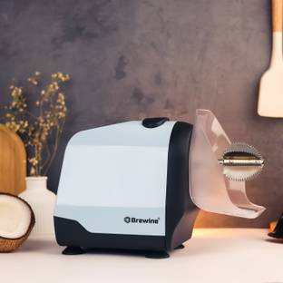 Brewine Coconut Scraper with Citrus Juice Press, 200 Watts 200 W Juicer
