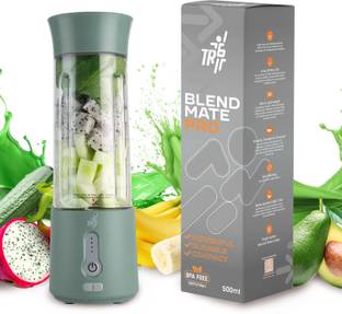TR6 Blendmate Pro Portable Blender for Smoothies, Protein Shakes & Ice Crushing 240 W Juicer Mixer Gri...