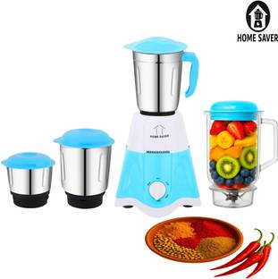 HOME SAVER 1 Juicer Jar For Grinding Mixing and Juicing | Mixer Grinder with 4 Jars Set | 750 W Mixer ...