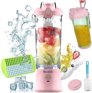 BlendLife Ultra Waterproof Portable Blender, LED Light Indicators & Pulse Model Feature 240 W Juicer Mixer Grinder