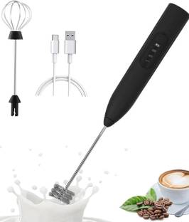 dhriyag Electric with Double Whisk C Type Rechargeable Coffee Maker Machine for Home 5 Cups Coffee Maker