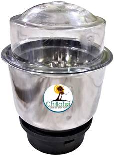 CHILLATAI Mixer Chutney Jar/Amma Mixer Grinder Suitable Mixie Jar - 400 Ml Mixer Juicer Jar
