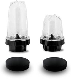 SPHINIX Bullet Jar Set of 2 (530 ML & 350 ML) Mixer Juicer Jar