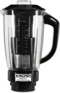 KHICHDI Juicer Jar with Lid for mixer grinder (1500ML), with Filter ABS Plastic, MA16 Mixer Juicer Jar