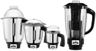 superchat Set of 4 Mixer Jar 3 Stainless Steel and 1 Juicer Jar Milkshake Mixer Juicer Jar