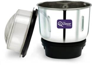 The Quasar Store Mixer Grinder Chutney Jar 500ml Fit on 2 Lock & 4 Teeth Coupler Mixer Juicer Jar