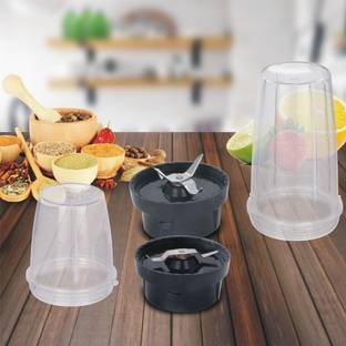 Daraz Bullet Juicer Jar Set of 2 Mixer Juicer Jar (500 ml) Mixer Juicer Jar