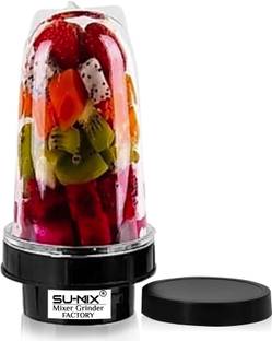 Su-mix Bullet Jar for Mixer Grinder Large 530ML ABS Transparent Mixer Juicer Jar MGF98 Mixer Juicer Ja...