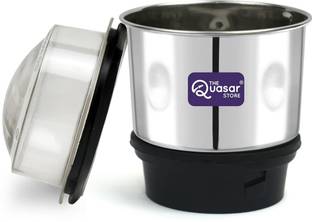 The Quasar Store Mixer Grinder Chutney Jar Fit on 2 Lock & 4 Teeth Coupler Mixer Juicer Jar