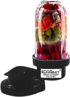 Silentpowersunmeet Big Bullet Jar for Mixer Grinder Jar (530 ML) with gym sipper capN85 Mixer Juicer Jar