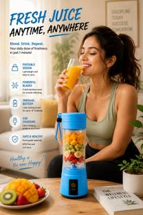 Austrich Portable Juicer Blender | Rechargeable Personal Smoothie Maker 50 W Juicer
