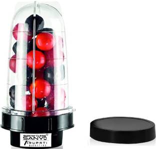Masterclass Sanyo Super Bullet Jar for Mixer Grinder Large 530ML ABS Transparent Mixer Juicer Jar Mixe...