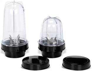 rotexa Bullet Jar Set of 2 (530 ML & 350 ML) Mixer Juicer Jar