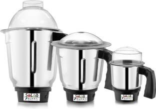 Salad Dry, Liquid and Chutney for Mixer Grinder with Lid (1000, 700 & 350 ml), TA07 Mixer Juicer Jar